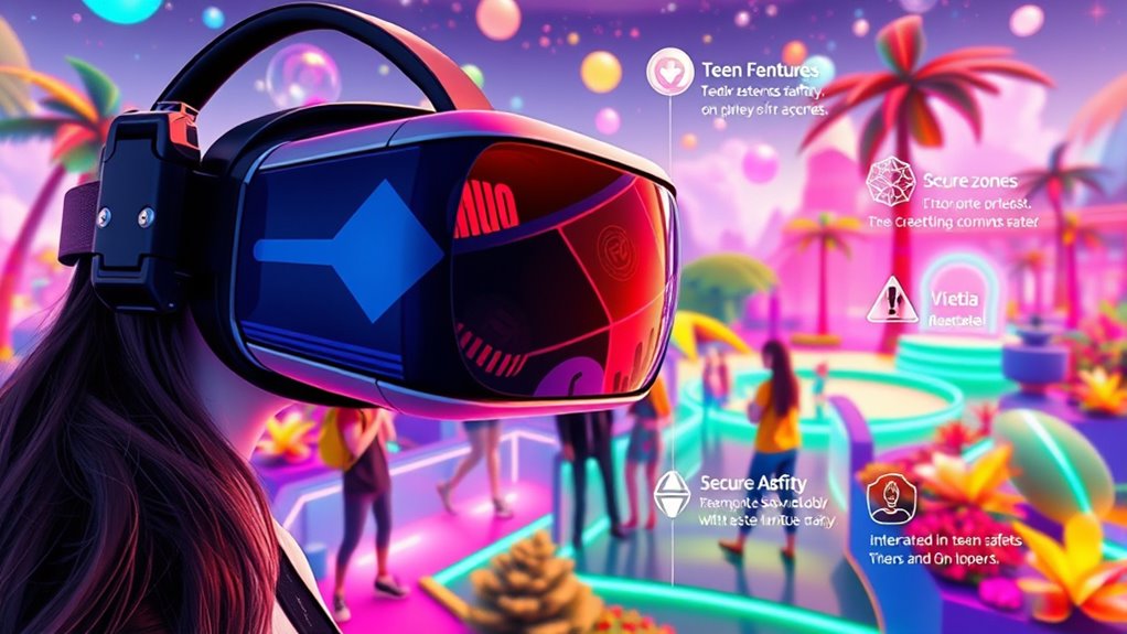 horizon worlds teens safety