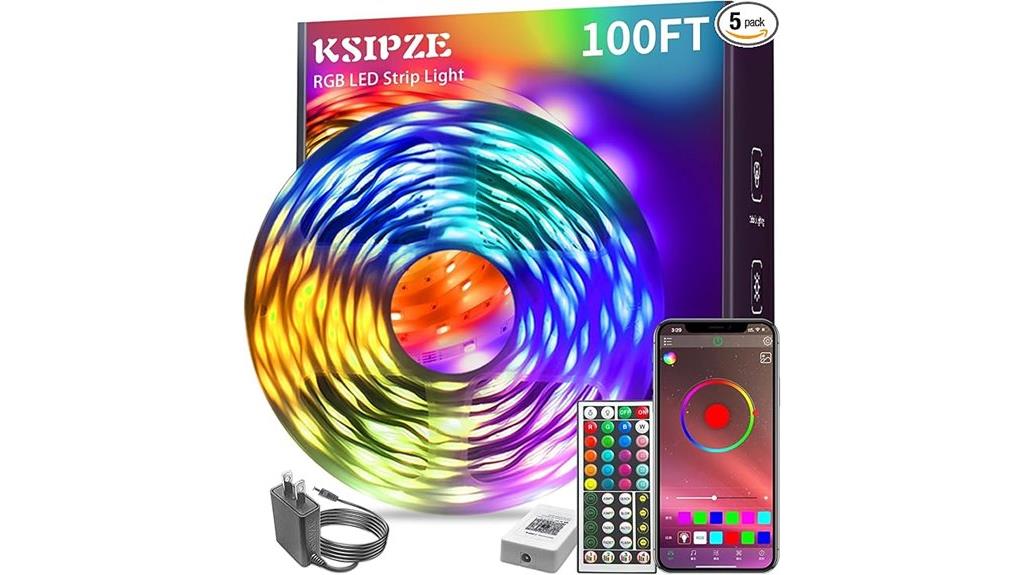 100ft rgb led strip