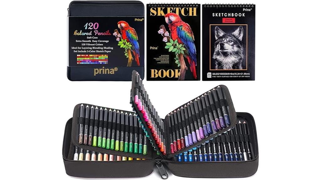 120 color artist pencil set