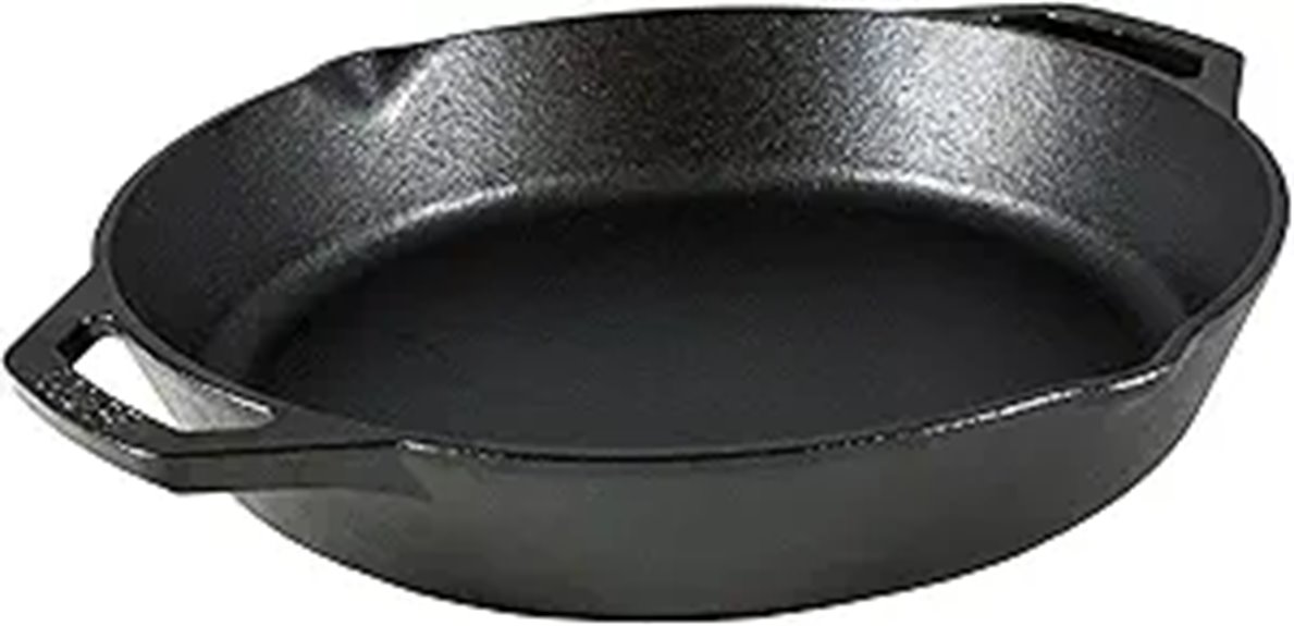 12 inch seasoned cast iron