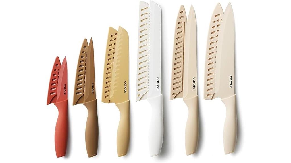 12 piece stainless steel knives