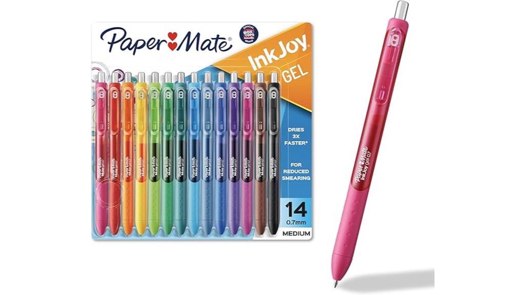 14 pack colorful gel pens