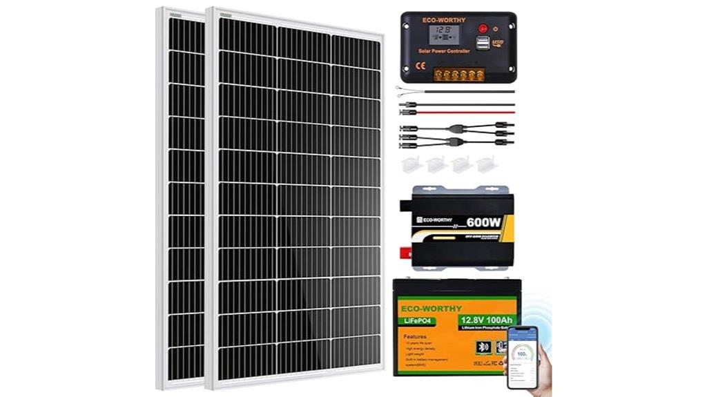 200w solar kit with battery