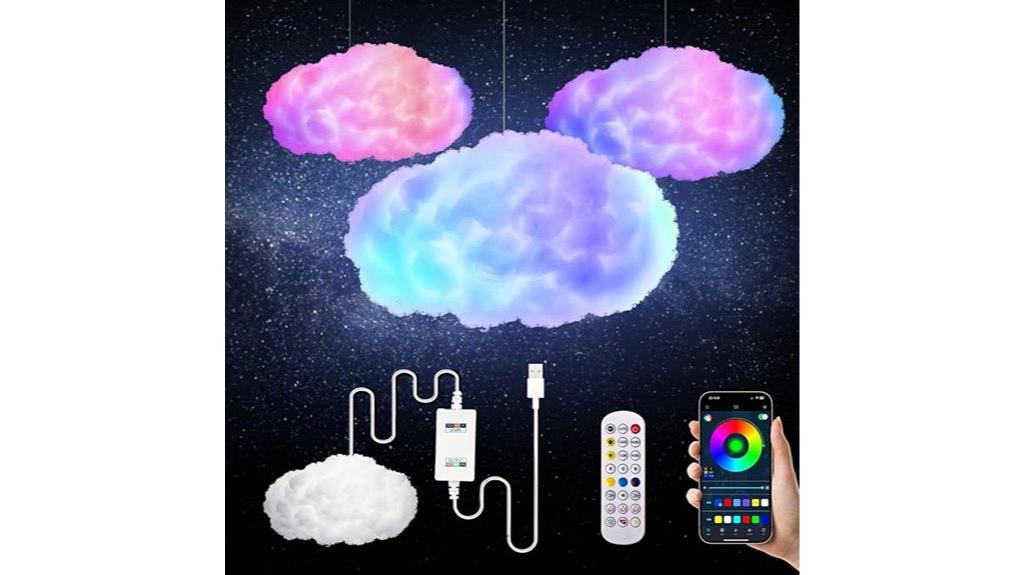 3d cloud lamp with app
