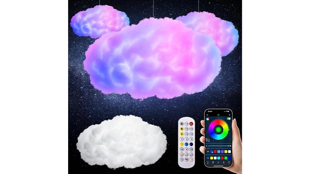 3d cloud night light