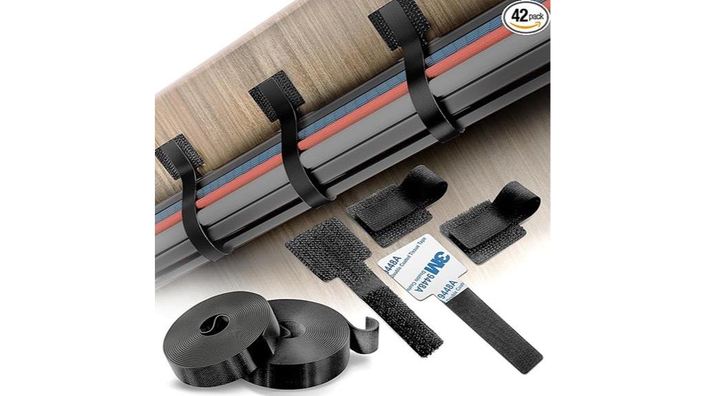 40 hook and loop ties