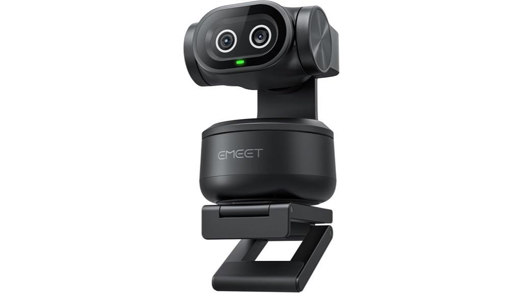 4k ai dual camera webcam
