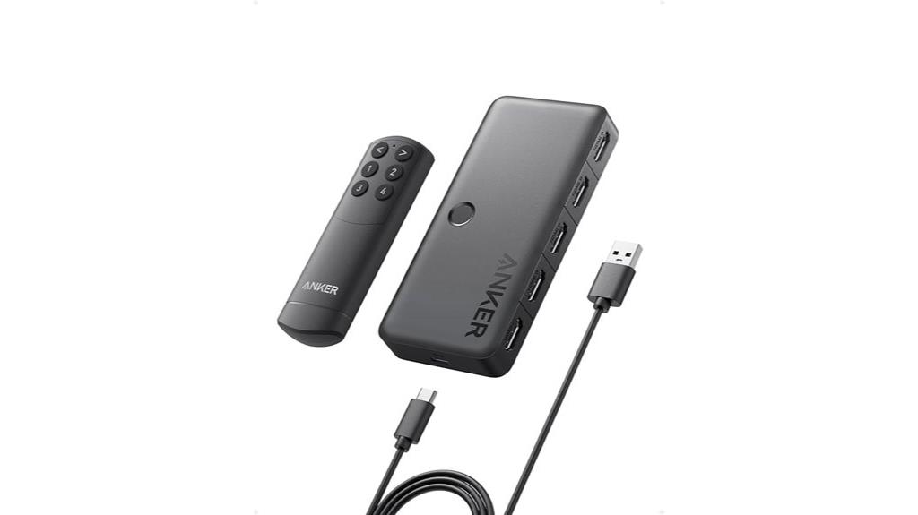 4k hdmi switcher four ports