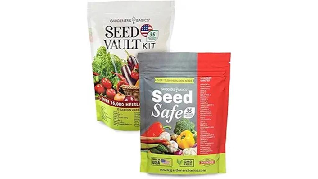 70 variety seed storage kit