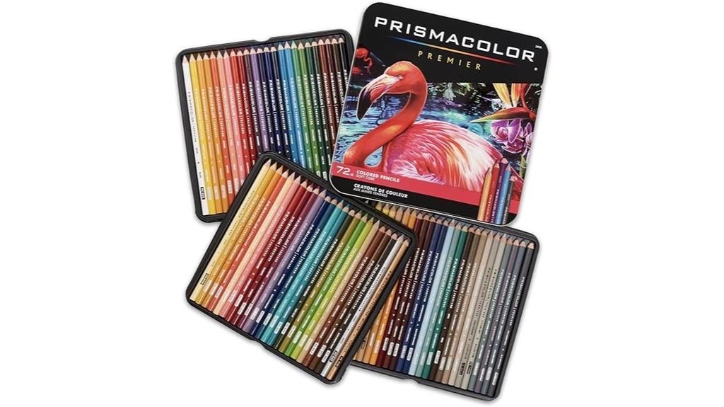 72 assorted soft core pencils
