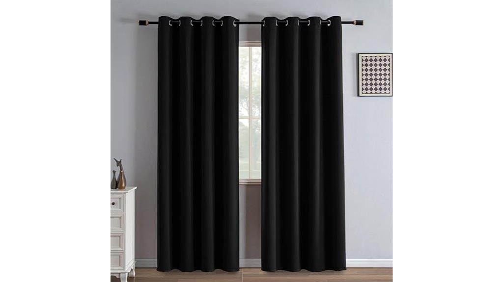 84 inch blackout curtain set