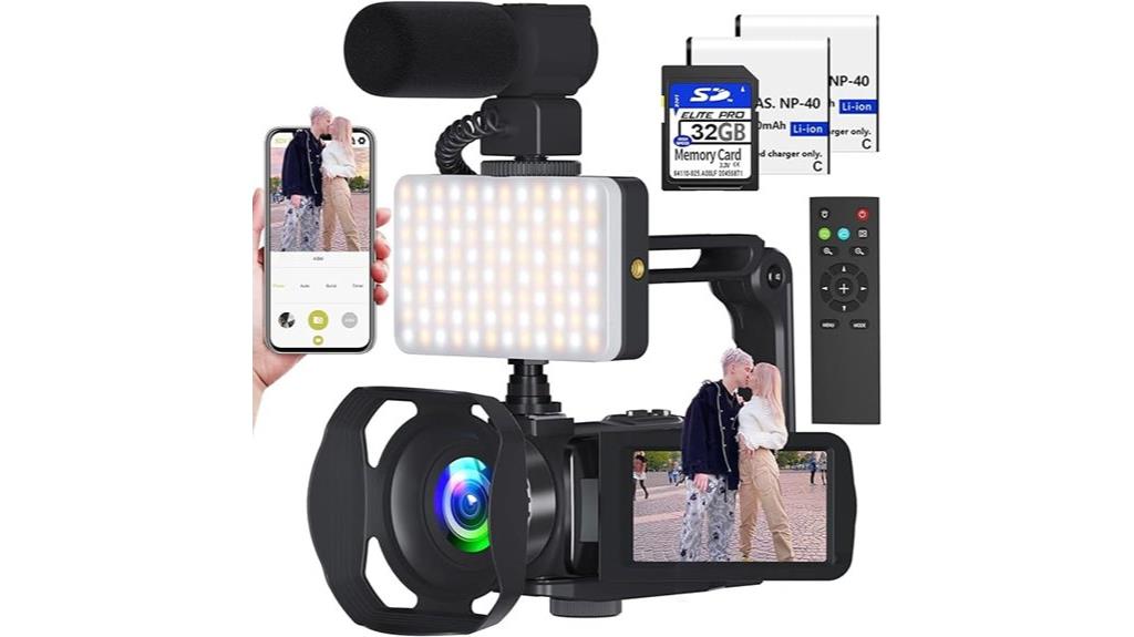 8k uhd vlogging camcorder