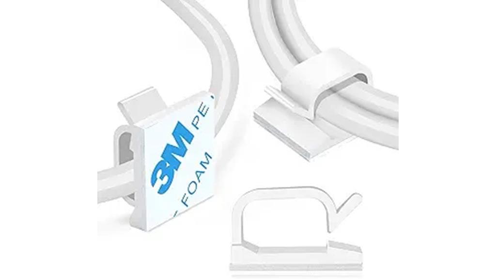 adhesive cord clip set