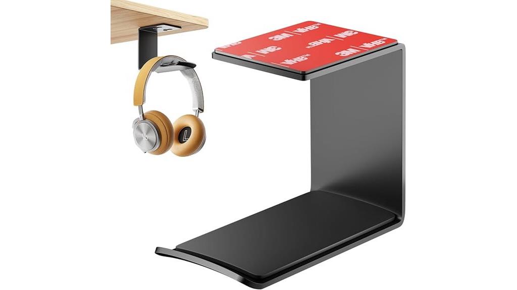 adhesive headphone holder