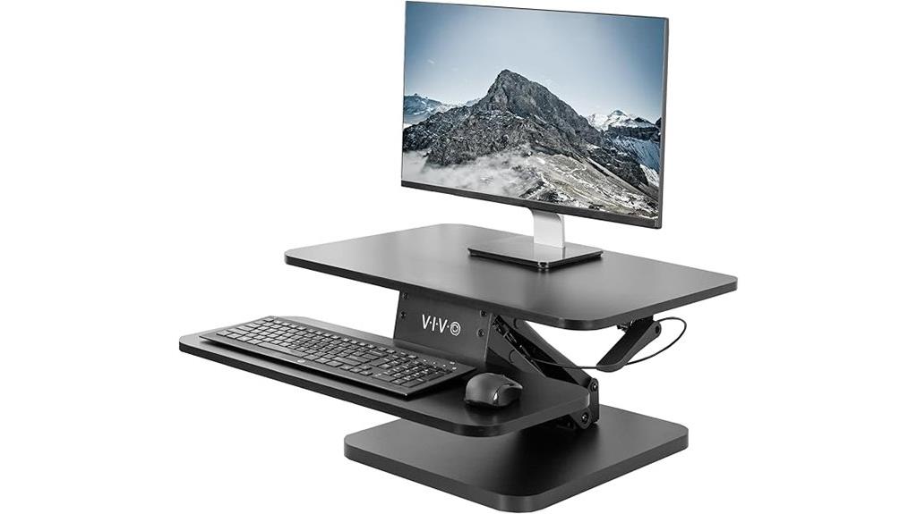 adjustable 25 inch desk converter