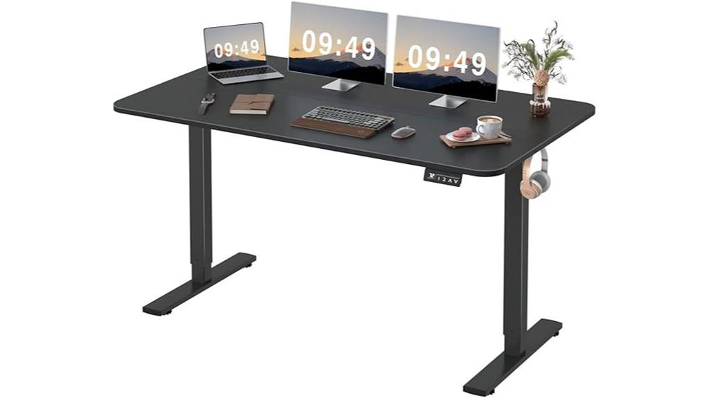 adjustable 55x24 standing desk
