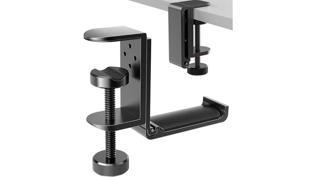 adjustable clamp headphone holder
