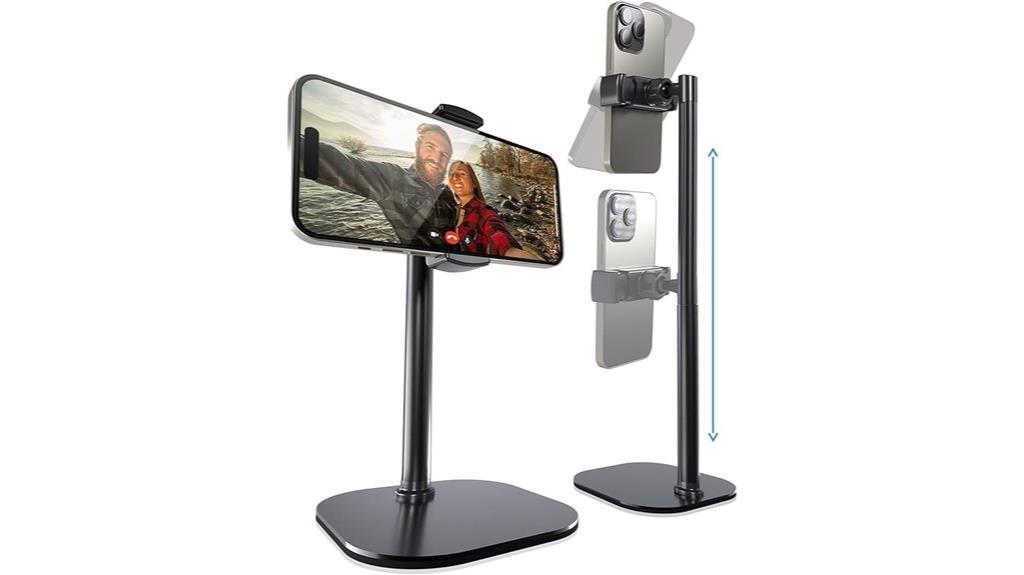adjustable desk phone stand