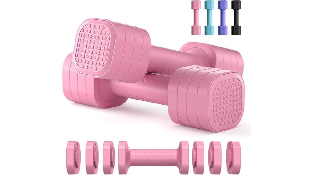 adjustable dumbbell set