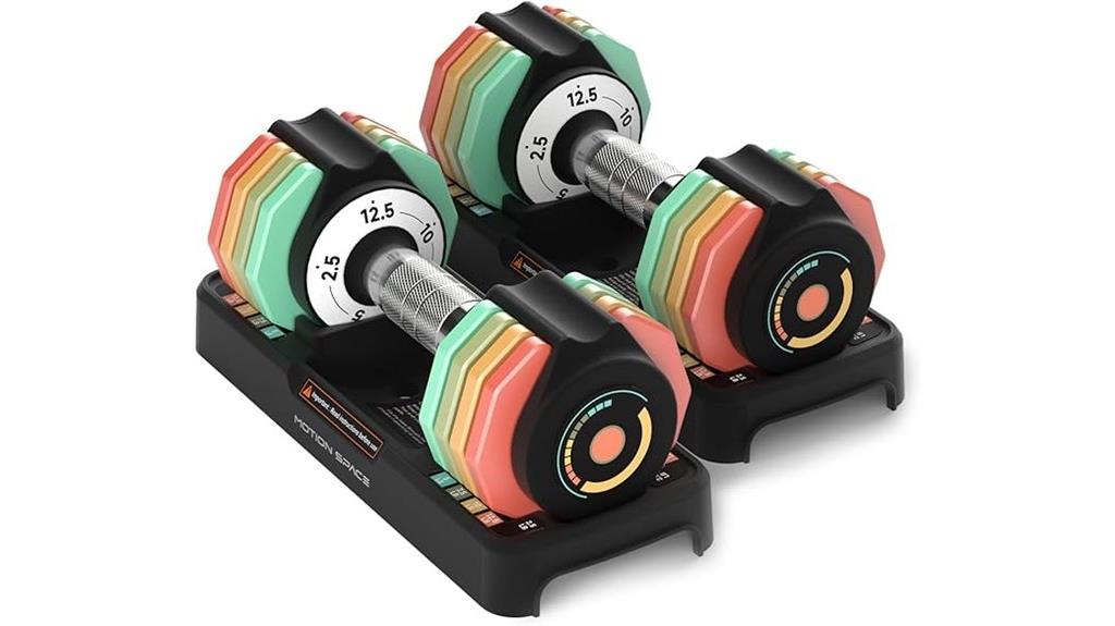 adjustable dumbbells with accessories