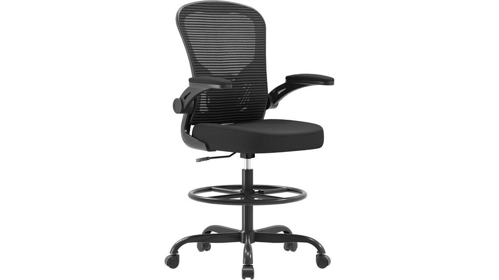 adjustable ergonomic drafting chair