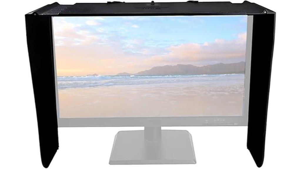 adjustable monitor hood