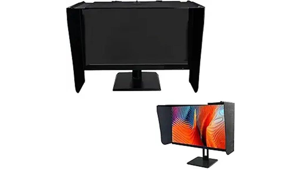 adjustable monitor sun hood