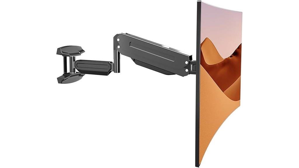adjustable monitor wall mount