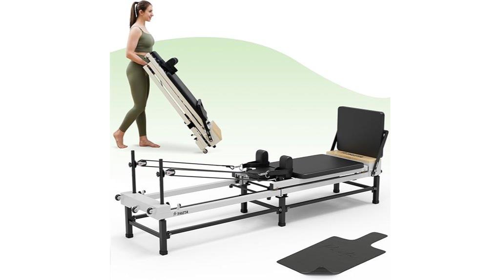 adjustable pilates reformer equipment