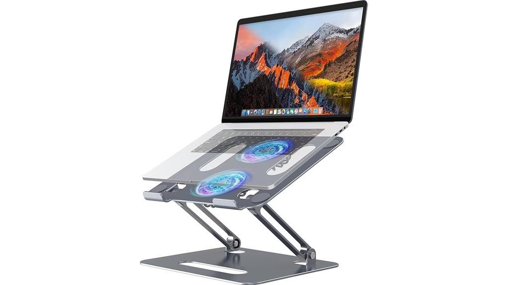 adjustable rgb laptop stand
