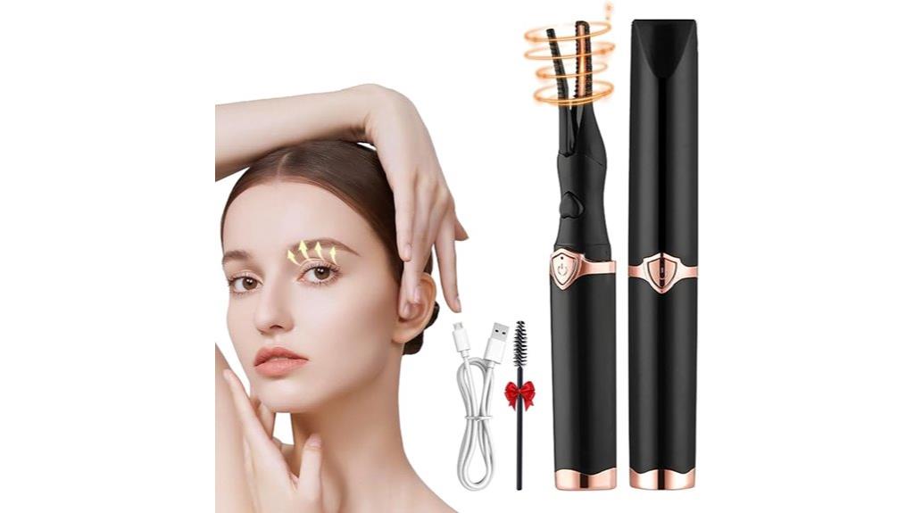 adjustable temperature eyelash curler