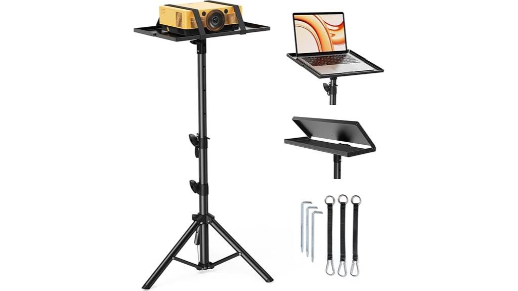 adjustable tripod projector stand