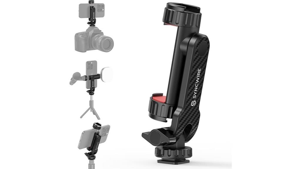 adjustable tripod smartphone mount