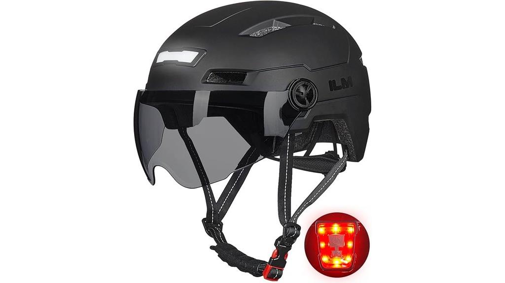 adult helmet with led