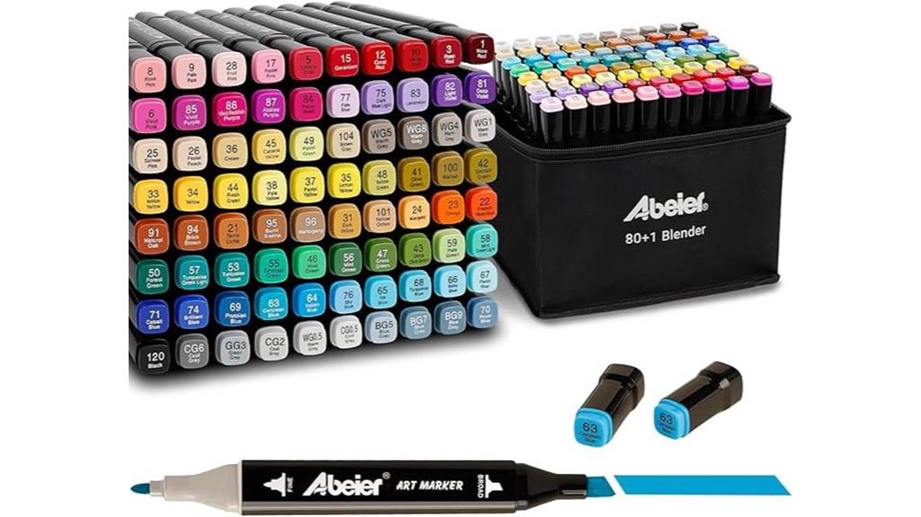 alcohol markers with blender