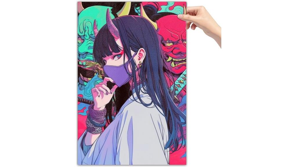 anime samurai wall art