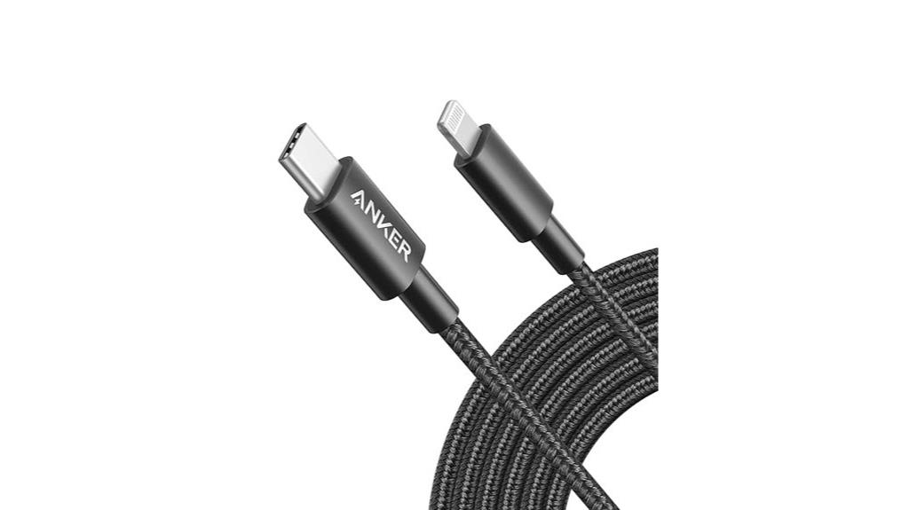 anker nylon lightning cable