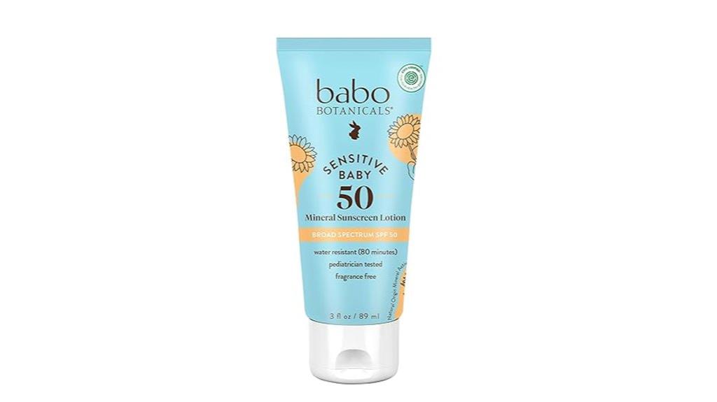baby safe spf50 lotion