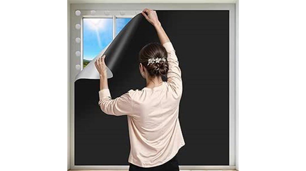 bedroom blackout curtain size