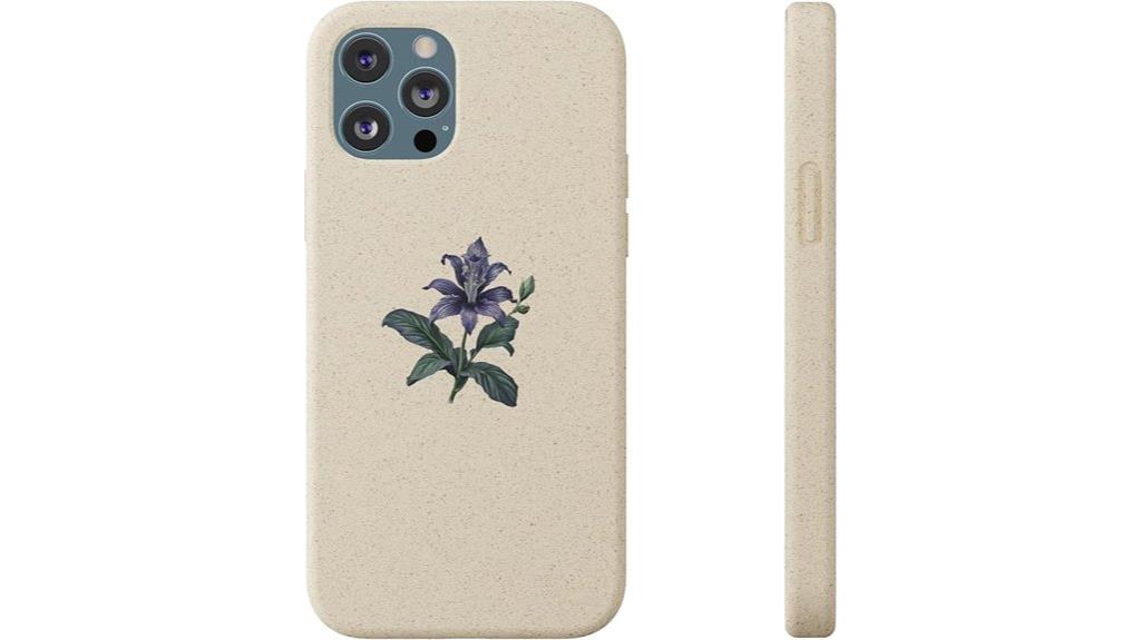 biodegradable floral phone cover