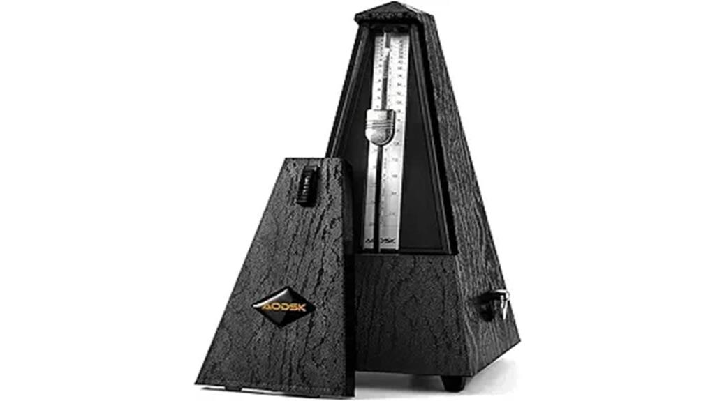 black mechanical metronome