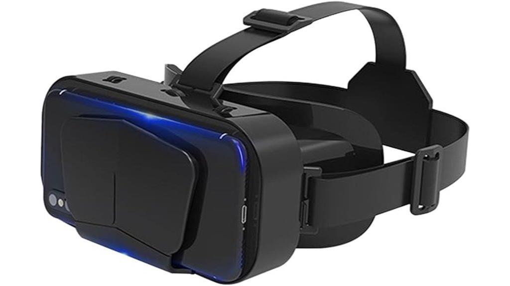 black vr 3d glasses