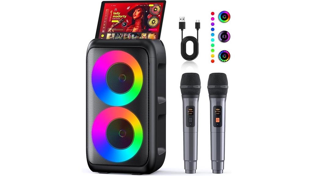 bluetooth karaoke with mics