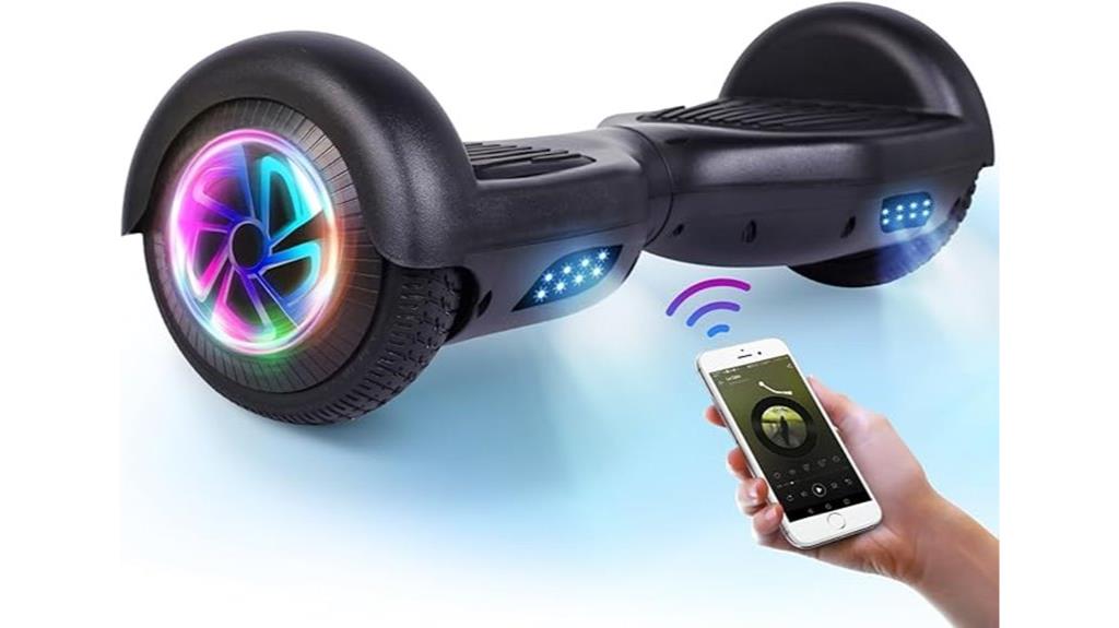 bluetooth led self balancer