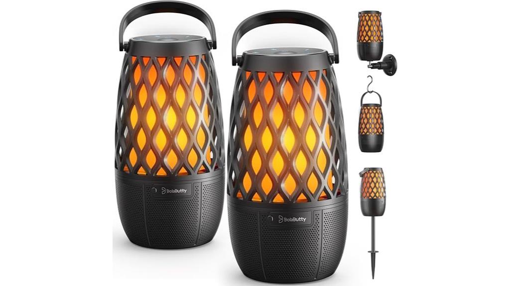bluetooth outdoor speaker lights