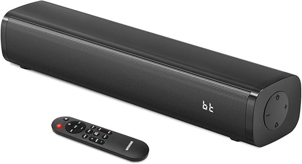 bluetooth soundbar with subwoofer
