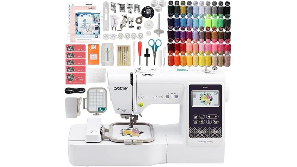 brother se700 with 50 spools