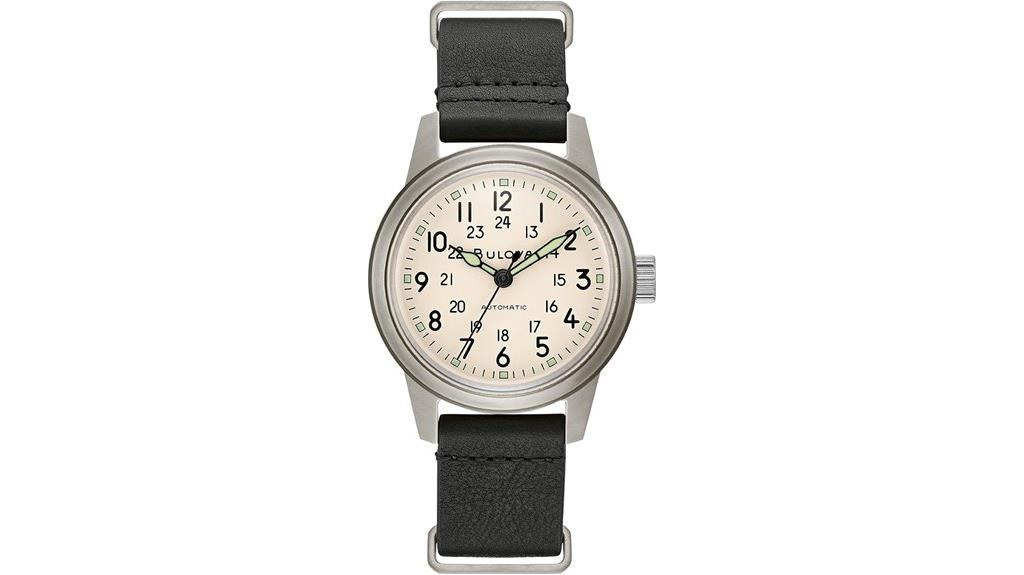 bulova men s military watch