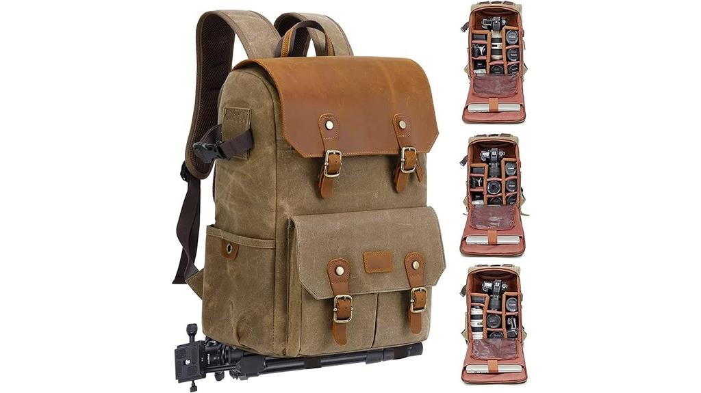 camera backpack with tripod