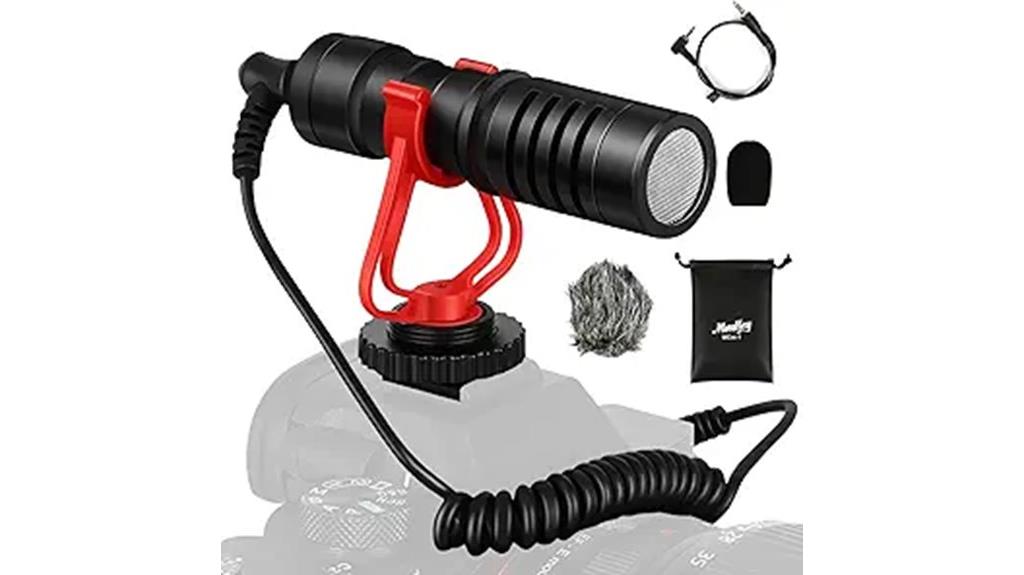 camera microphone with accessories